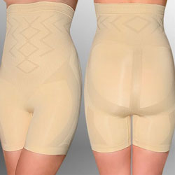 РАСПРОДАЖА  Корректирующие панталоны высокие (с силиконовой ленточкой) - утягивающее корректирующее белье для женщин
